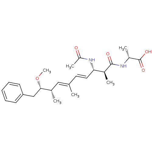 Chemical structure of BindingDB Monomer ID 50135691