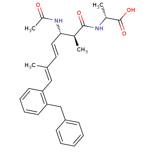 Chemical structure of BindingDB Monomer ID 50135695