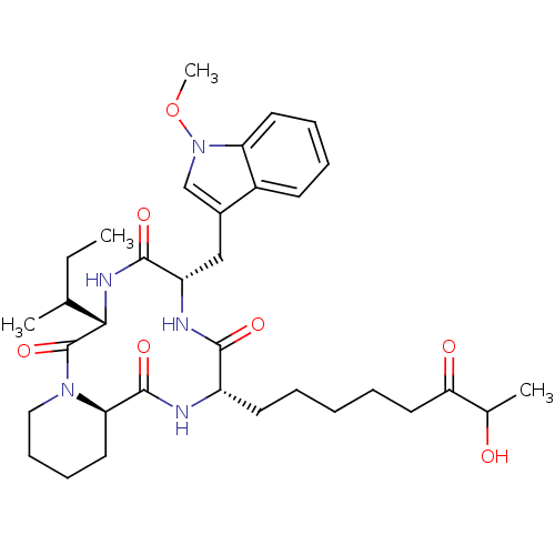Chemical structure of BindingDB Monomer ID 50135741