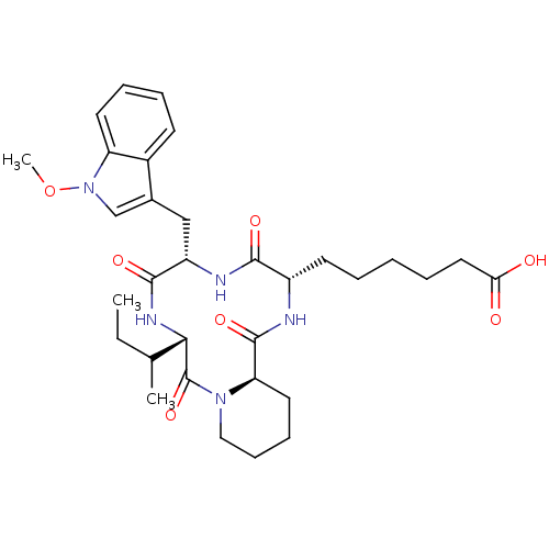 Chemical structure of BindingDB Monomer ID 50135750