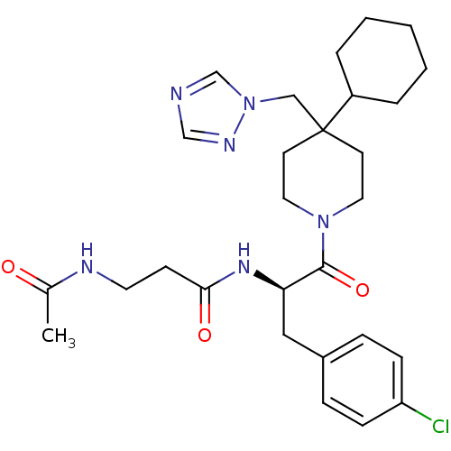 Chemical structure of BindingDB Monomer ID 50136360