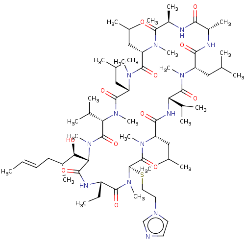 Chemical structure of BindingDB Monomer ID 50136474
