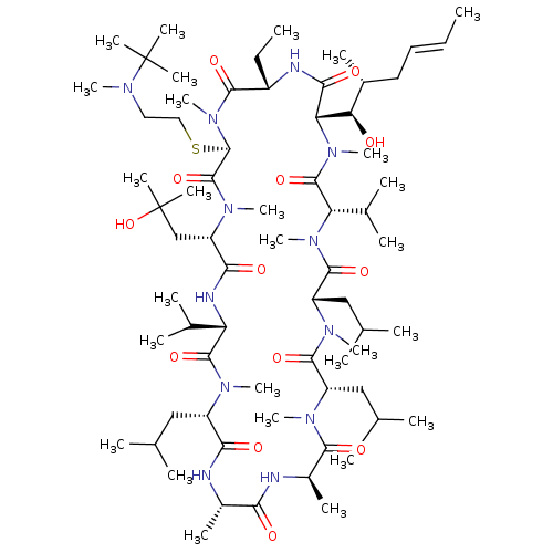 Chemical structure of BindingDB Monomer ID 50136483