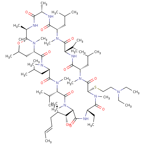Chemical structure of BindingDB Monomer ID 50136484
