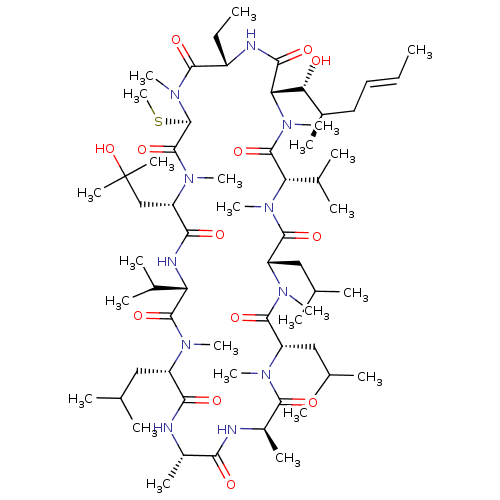 Chemical structure of BindingDB Monomer ID 50136489