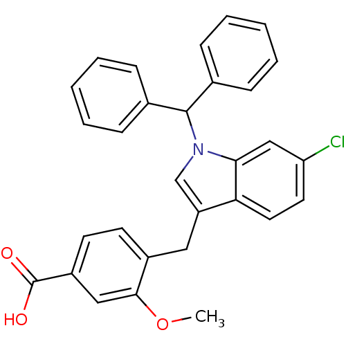Chemical structure of BindingDB Monomer ID 50136730