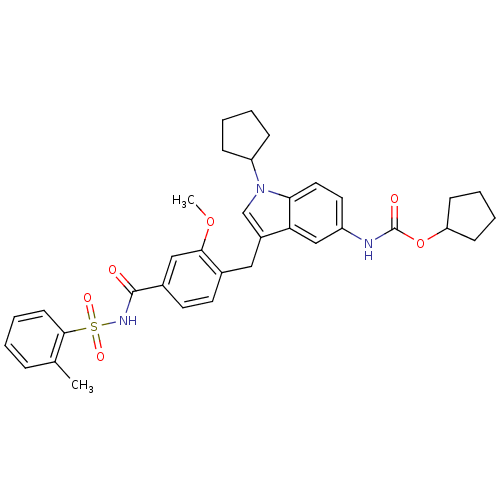 Chemical structure of BindingDB Monomer ID 50136736