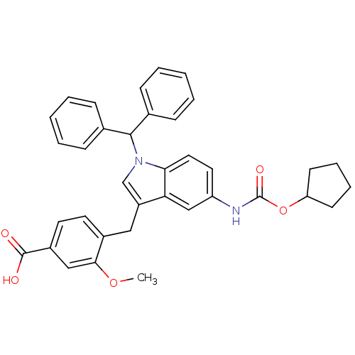 Chemical structure of BindingDB Monomer ID 50136737