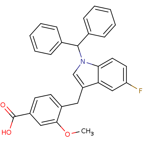 Chemical structure of BindingDB Monomer ID 50136740