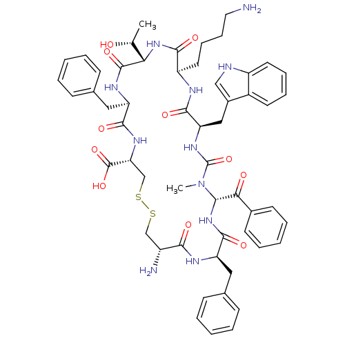 Chemical structure of BindingDB Monomer ID 50136833
