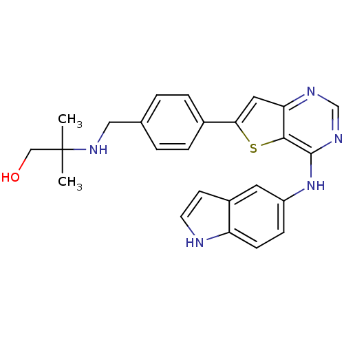 Chemical structure of BindingDB Monomer ID 50137175