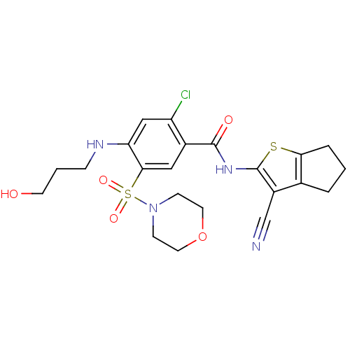 Chemical structure of BindingDB Monomer ID 50137755