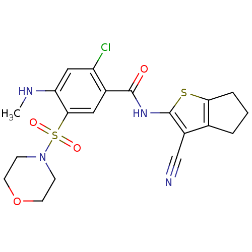 Chemical structure of BindingDB Monomer ID 50137767