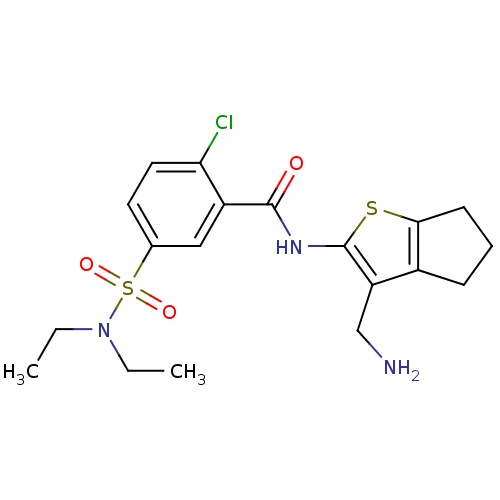 Chemical structure of BindingDB Monomer ID 50137774