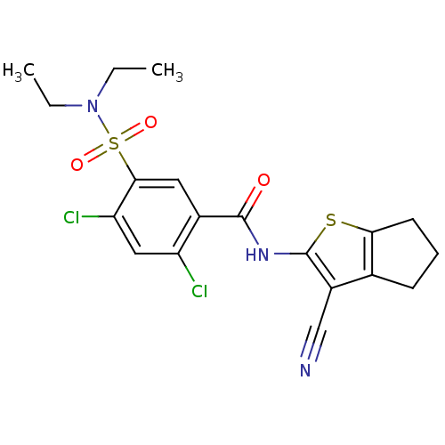 Chemical structure of BindingDB Monomer ID 50137780