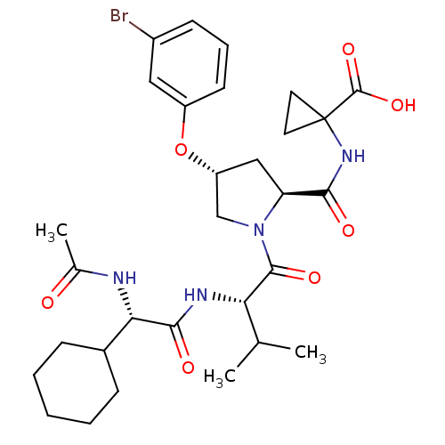 Chemical structure of BindingDB Monomer ID 50137957