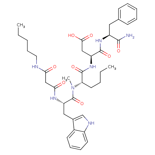 Chemical structure of BindingDB Monomer ID 50138278