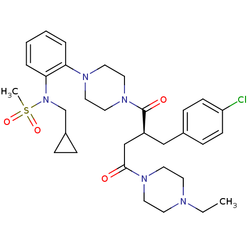 Chemical structure of BindingDB Monomer ID 50138291