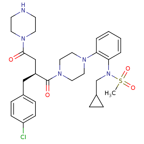 Chemical structure of BindingDB Monomer ID 50138295