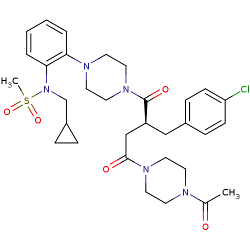 Chemical structure of BindingDB Monomer ID 50138299