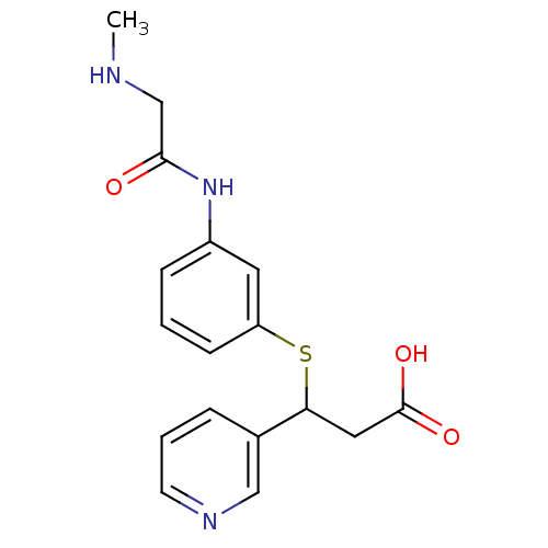 Chemical structure of BindingDB Monomer ID 50139223