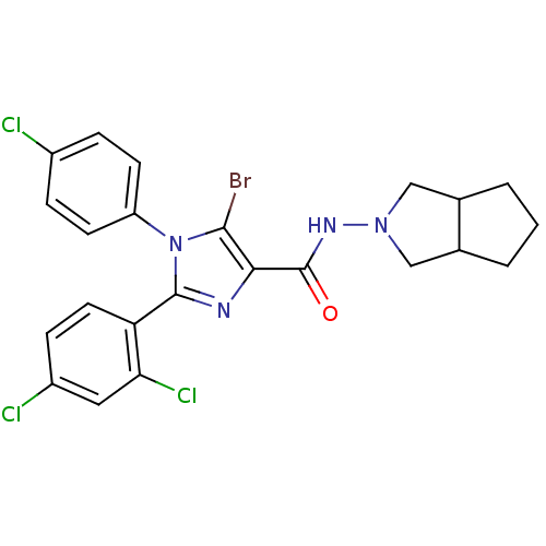 Chemical structure of BindingDB Monomer ID 50140222