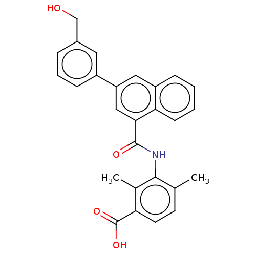 Chemical structure of BindingDB Monomer ID 50140256