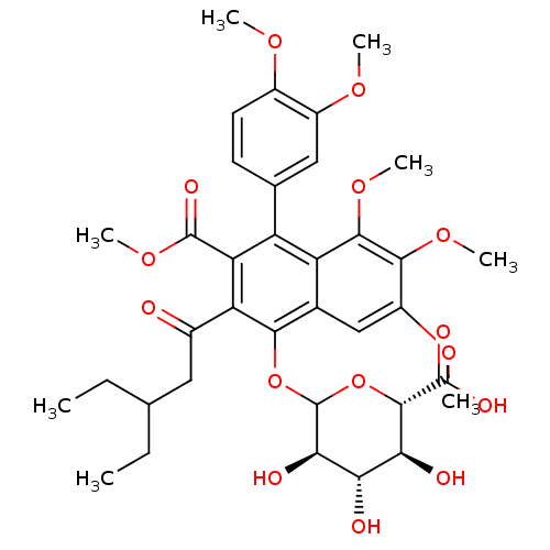 Chemical structure of BindingDB Monomer ID 50140284