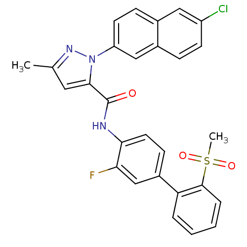 Chemical structure of BindingDB Monomer ID 50140356