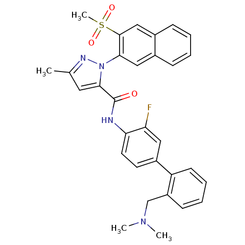 Chemical structure of BindingDB Monomer ID 50140360