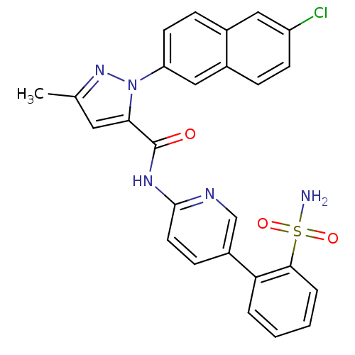 Chemical structure of BindingDB Monomer ID 50140366