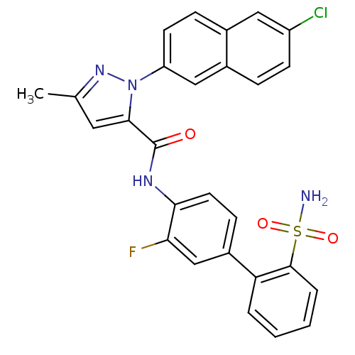 Chemical structure of BindingDB Monomer ID 50140369