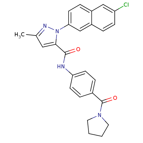 Chemical structure of BindingDB Monomer ID 50140382