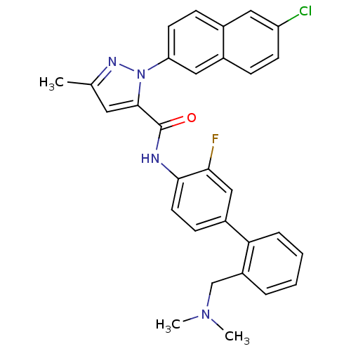 Chemical structure of BindingDB Monomer ID 50140386