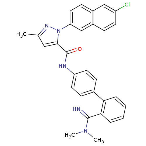 Chemical structure of BindingDB Monomer ID 50140391