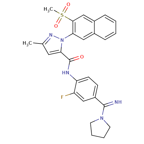 Chemical structure of BindingDB Monomer ID 50140420