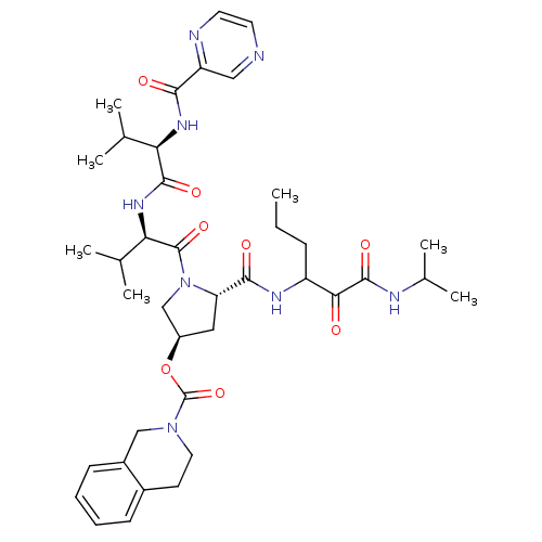 Chemical structure of BindingDB Monomer ID 50141193