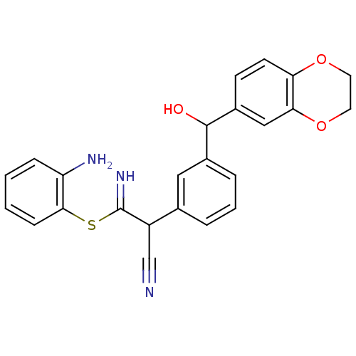 Chemical structure of BindingDB Monomer ID 50141399