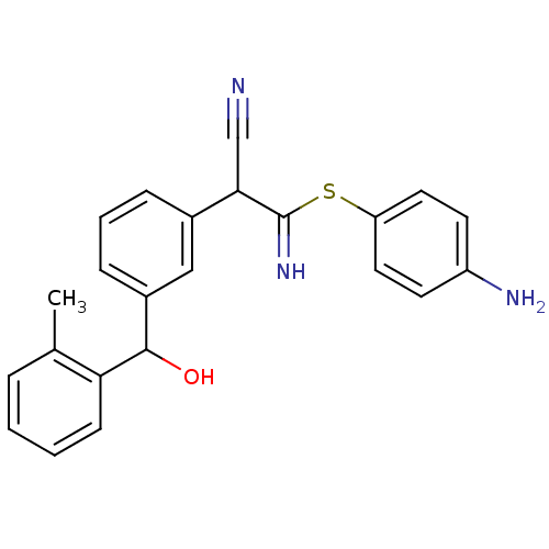 Chemical structure of BindingDB Monomer ID 50141422