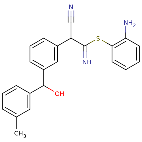 Chemical structure of BindingDB Monomer ID 50141424