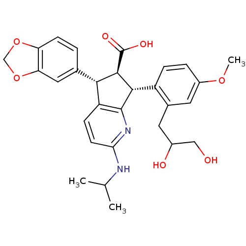 Chemical structure of BindingDB Monomer ID 50141461
