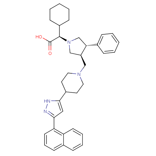 Chemical structure of BindingDB Monomer ID 50141835
