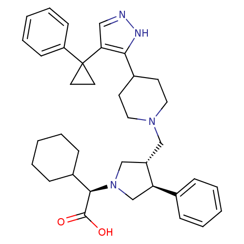 Chemical structure of BindingDB Monomer ID 50141844