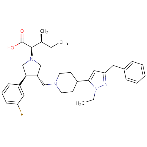 Chemical structure of BindingDB Monomer ID 50141875