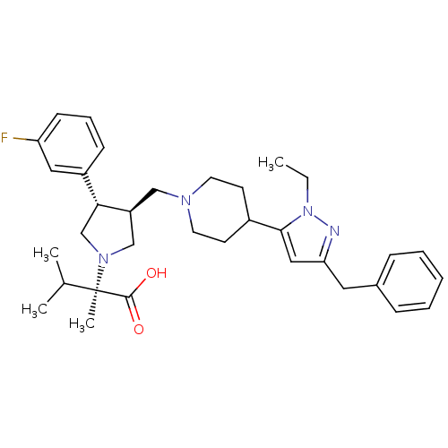 Chemical structure of BindingDB Monomer ID 50141877