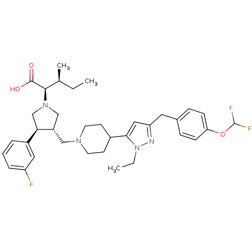 Chemical structure of BindingDB Monomer ID 50141893