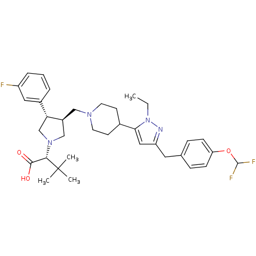 Chemical structure of BindingDB Monomer ID 50141917