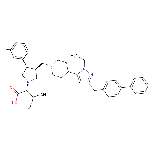 Chemical structure of BindingDB Monomer ID 50141925