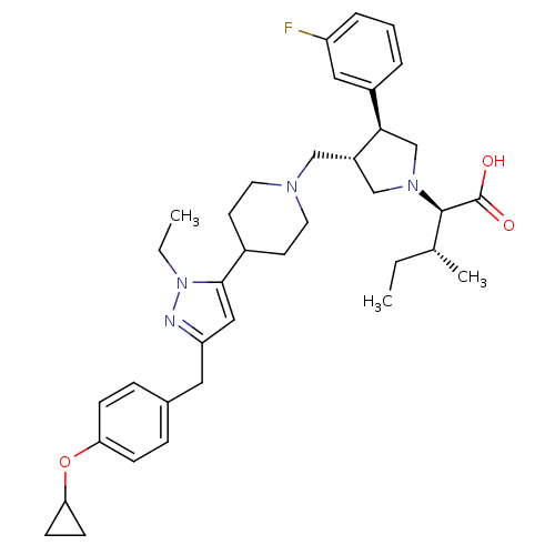 Chemical structure of BindingDB Monomer ID 50141942