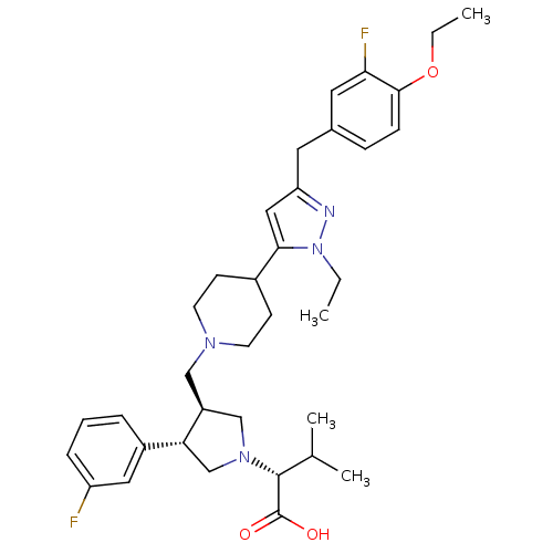 Chemical structure of BindingDB Monomer ID 50141944